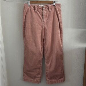 PAIGE Nellie High-Rise Culotte Corduroy Pants
